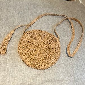 Straw Crossbody Bag